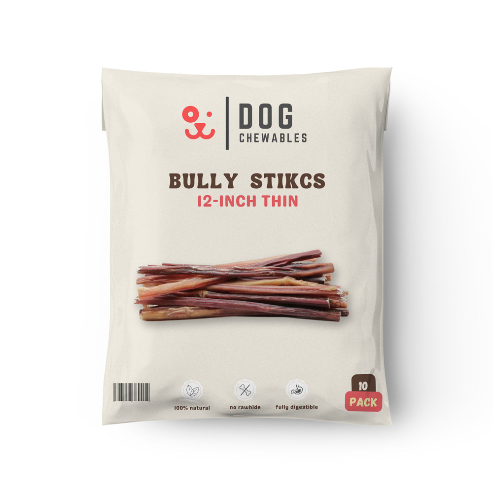 12 Inch Thin Bully Sticks