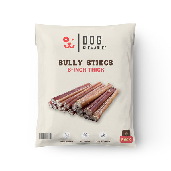6 Inch Thick Bully Sticks